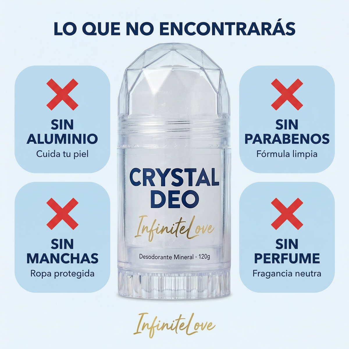 Desodorante Crystal Natural 24H – Protección Sin Químicos