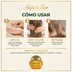 Aceite de Argán Reparador – Brillo, Suavidad y Cabello Sin Frizz