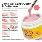Gel Constructor de Uñas Rosa – Efecto Salón Profesional en Casa