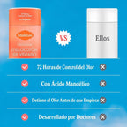 Desodorante Corporal Melocotón de Verano Ácido Mandélico 72h Sin Aluminio 75g