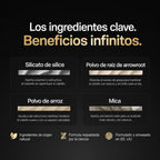 Polvo Texturizante Cabello Volumen Instantáneo Fijación Fuerte 5 Ingredientes Naturales 2.5g