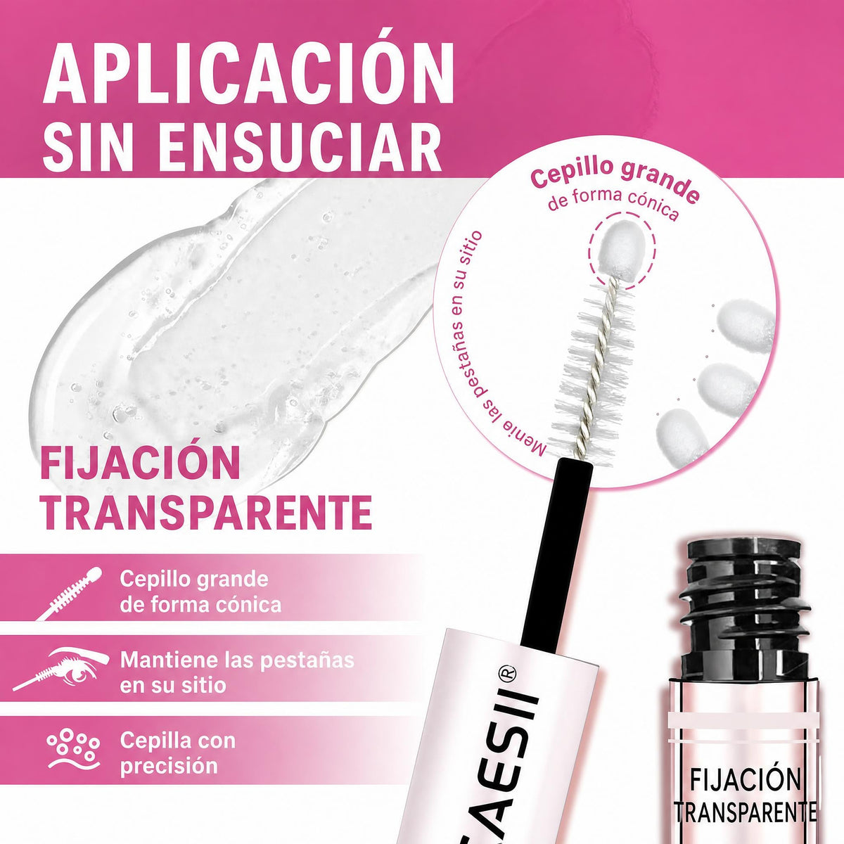 Infinitelove Bcn Dúo Fijación — Adhesivo y Sellador para Pestañas 2 en 1, 10 ml