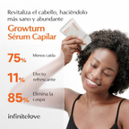 Suero Estimulador de Crecimiento Capilar con Cepillo Masajeador Integrado para Frenar la Caída y Engrosar el Cabello