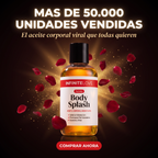 Body Splash Yummy - Aceite Corporal Hidratante con Cártamo, Jojoba y Rosa Mosqueta (240ml)