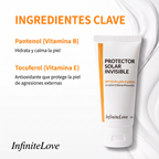 Protector Solar Invisible SPF50 Amplio Espectro para Rostro y Cuerpo 50ml