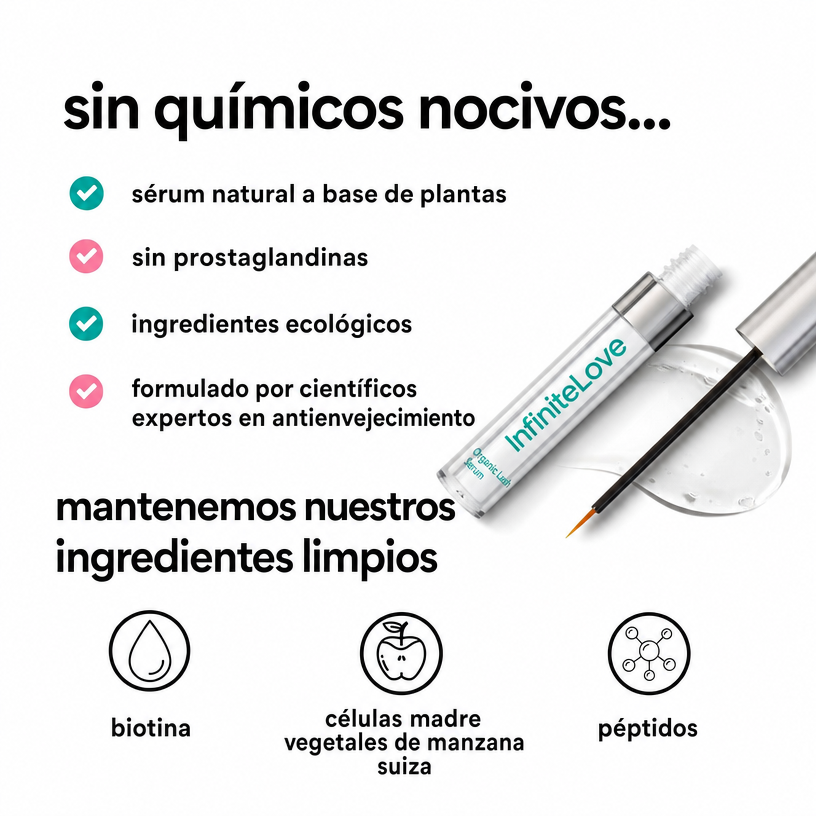 Infinitelove Bcn Mirada Sublime — Sérum Fortalecedor para Pestañas 8 ml