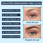 Lápiz de Cejas 3D Doble Punta - Resistente al Agua con Cepillo Espiral