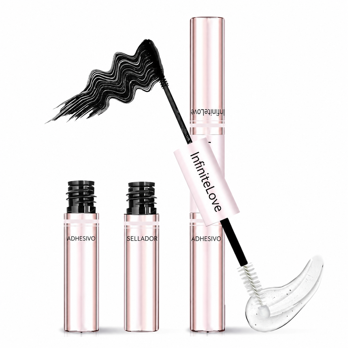 Infinitelove Bcn Dúo Fijación — Adhesivo y Sellador para Pestañas 2 en 1, 10 ml