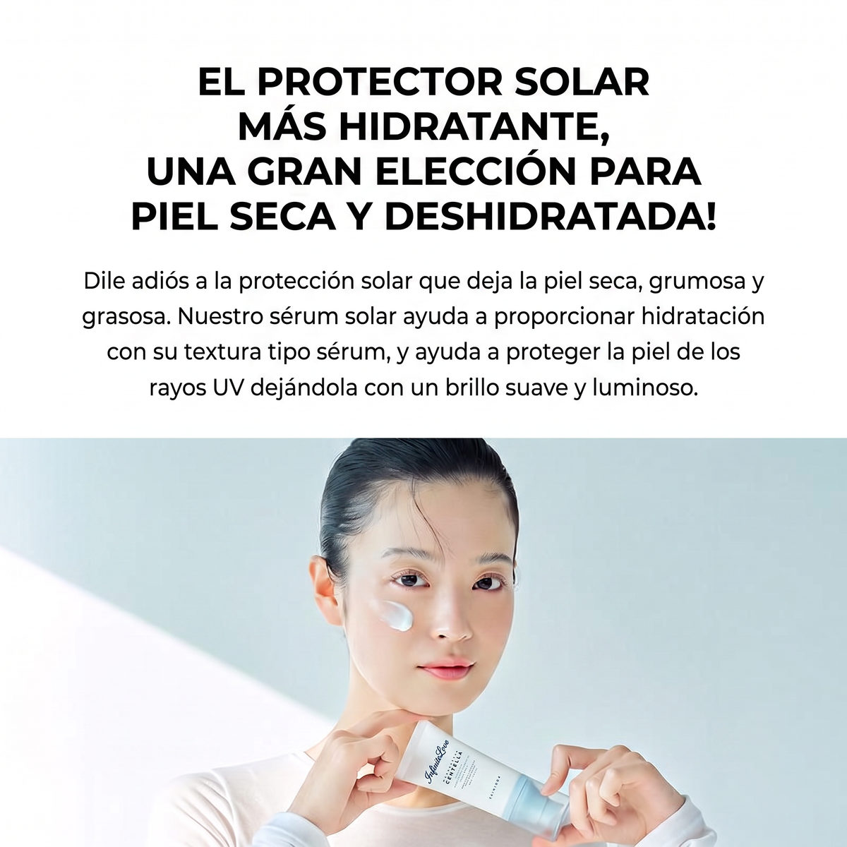 Sérum Solar Hidratante Hyalu-Cica SPF 50 con Centella Asiática de Madagascar 50ml