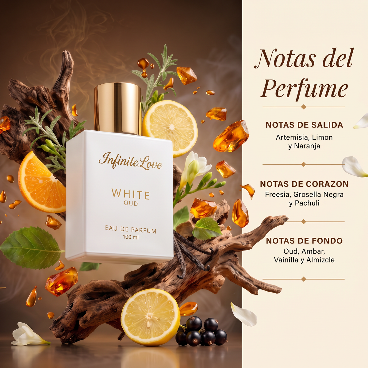 Perfume Oud Blanco 100ml