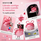 Lazo Seda — Cepillo Desenredante Portátil con Tapa Protectora