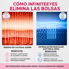 InfiniteEyes® — Terapia de Luz Roja + EMS para Eliminar Bolsas