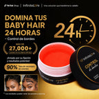 Edge Control Fijacion Fuerte Bordes Definidos Aceite Argan Ricino Sin Parabenos Cabello Natural 150ml