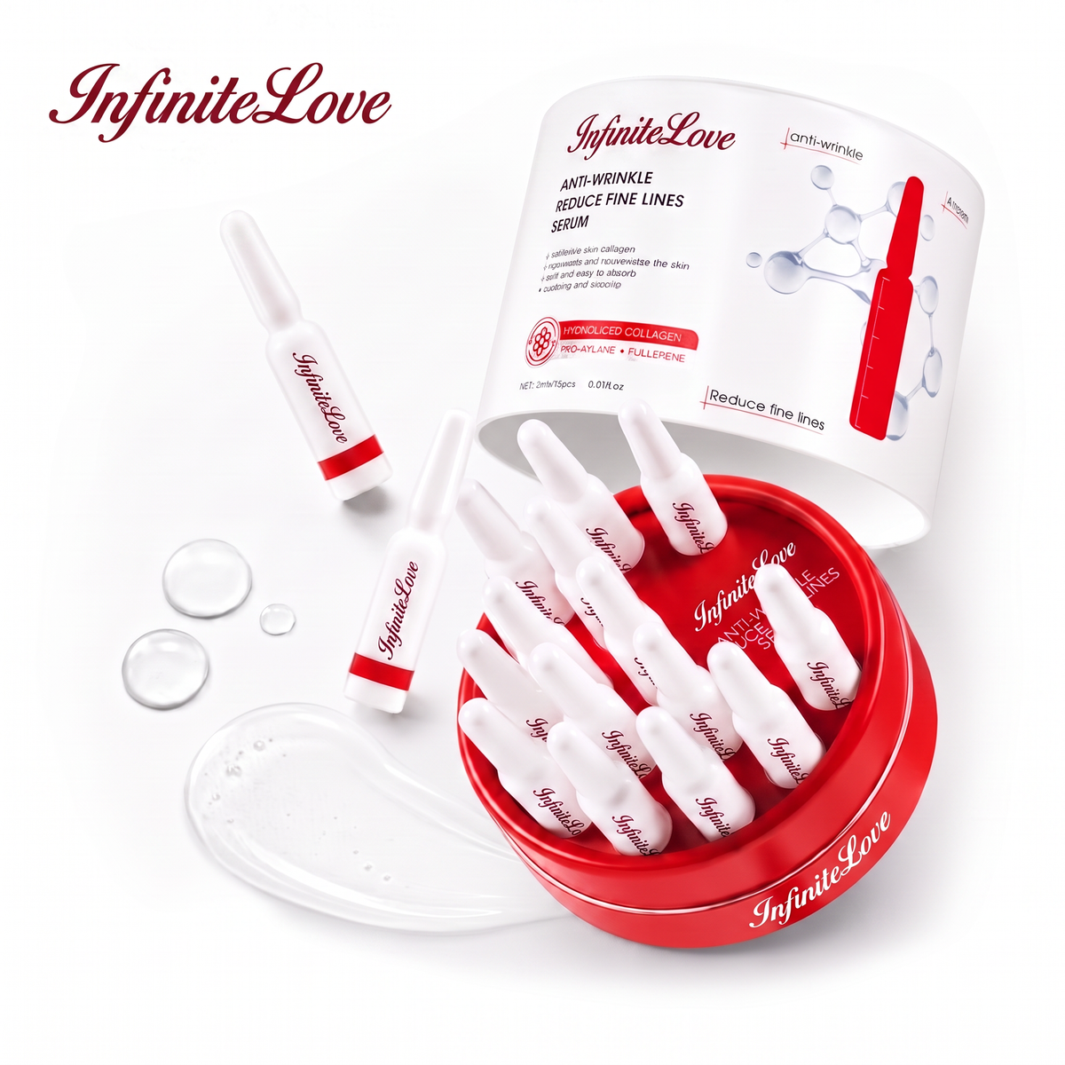 Sérum Antiarrugas en Ampollas - Reduce Líneas Finas con Colágeno y Pro-Xylane 15x2ml