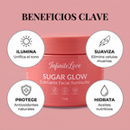 Sugar Glow - Exfoliante Facial Iluminador con Vitamina C y Ácido Glicólico 150g