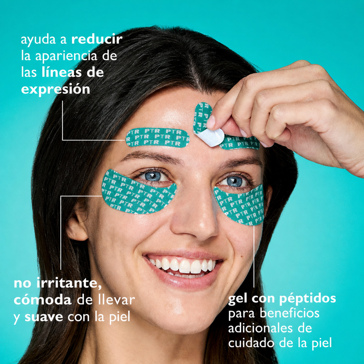 Cintas Faciales con Péptidos — Rostro y Ojos