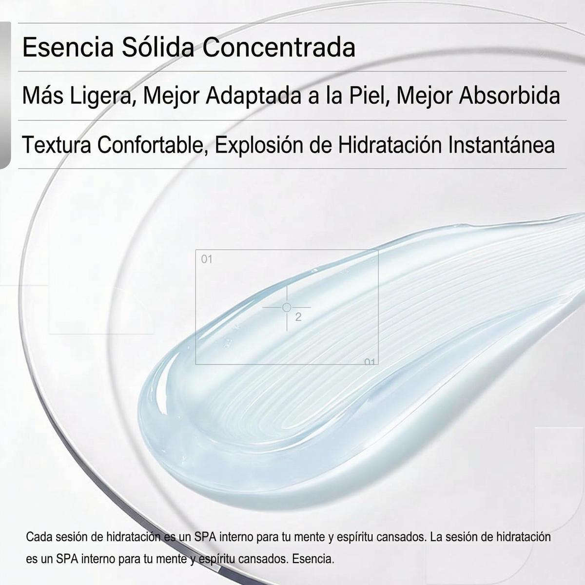 Crema Gel Tensora Coreana 'Oganacell' con Aplicador Gua Sha y PDRN para Reducir Papada, Desinflamar y Definir la Mandíbula
