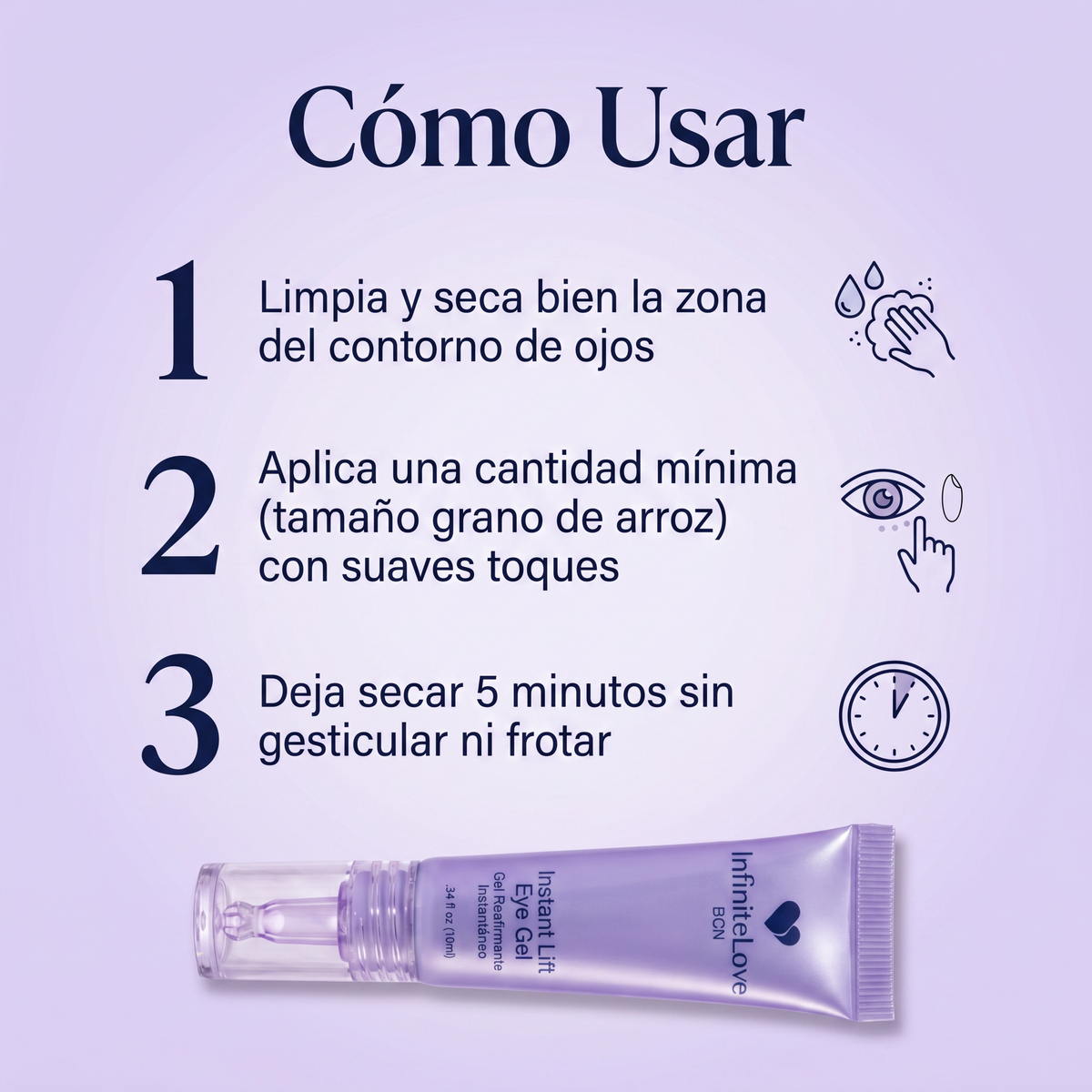 Gel Reafirmante Instantáneo para Ojos