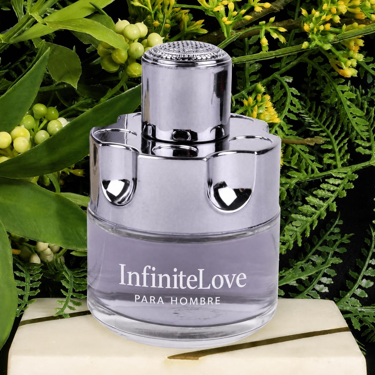 Infinite Love Bcn Silver Homme — Eau de Toilette Masculina Cítrica, Especiada y Amaderada 100 ml