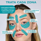Cintas Faciales con Péptidos — Rostro y Ojos