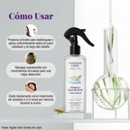 Spray Capilar Estimulador de Crecimiento con Romero y Agua de Arroz (100% Natural) para Frenar la Caída