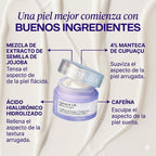 Crema Reafirmante de Cuello y Escote con 2.5% Matribust®, Cafeína y Cupuaçu para Flacidez, Papada y 'Tech Neck'