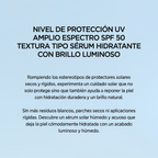Sérum Solar Hidratante Hyalu-Cica SPF 50 con Centella Asiática de Madagascar 50ml