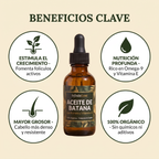 Aceite de Batana Orgánico con Romero y Vitamina E - Tratamiento Capilar 60ml